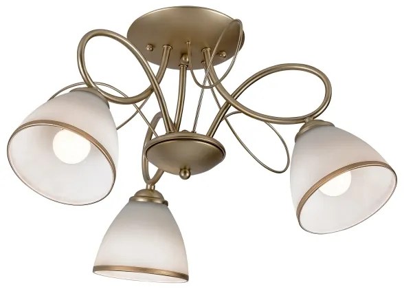 Brilagi - Plafoniera da soffitto FRED 3xE27/60W/230V Ø 59 cm oro