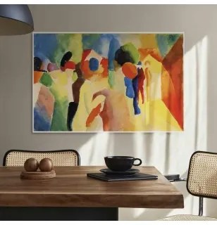 Quadro - With a Yellow Jacket (August Macke) Standard 90x60