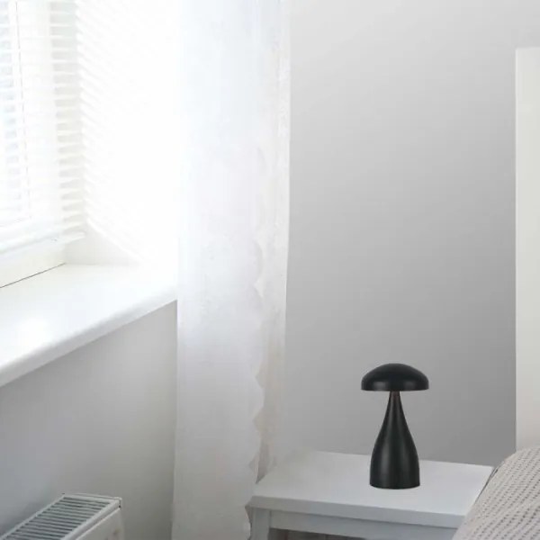 LED Lampada da tavolo ricaricabile dimmerabile LED/1W/5V 3000-6000K 1800 mAh nero