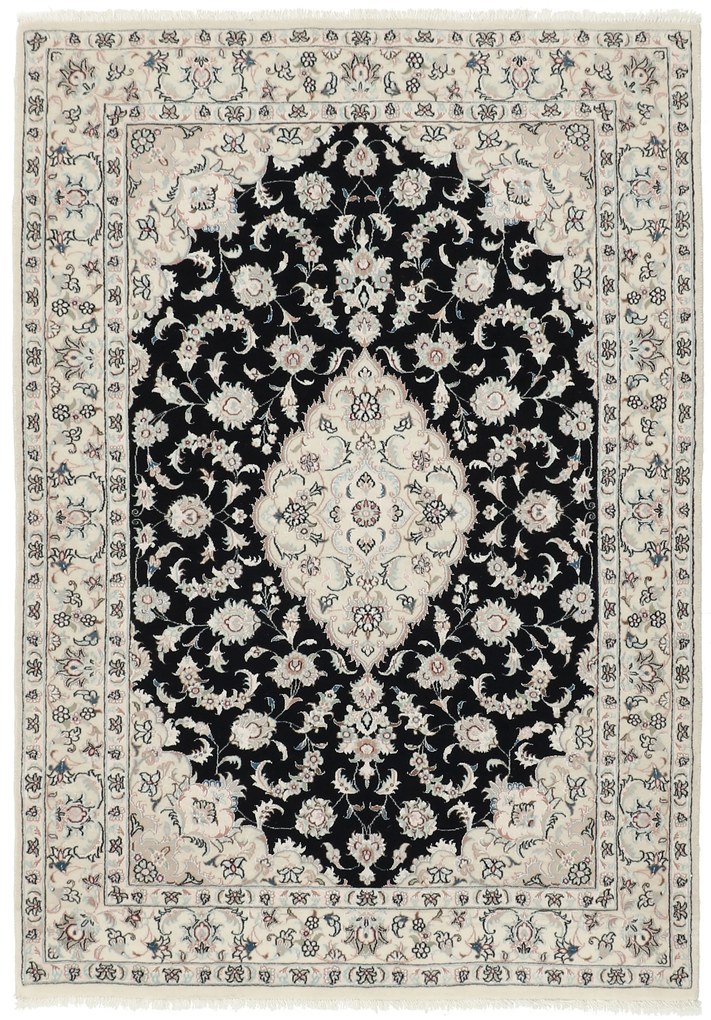 Nain Tappeto persiano 110x160 (Iran) Annodato A Mano