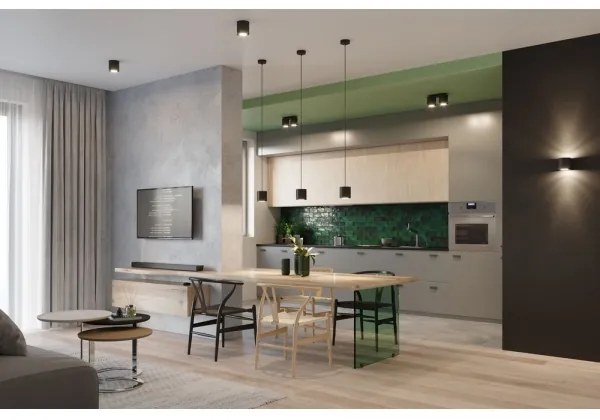 Sollux SL.0048 - Applique ORBIS 1 1xG9/40W/230V nero