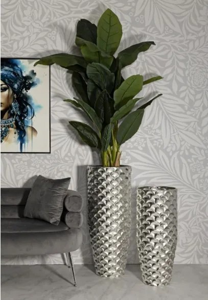 Porta Vasi Coppia Silvy Cm Ø 37X92X-32X75