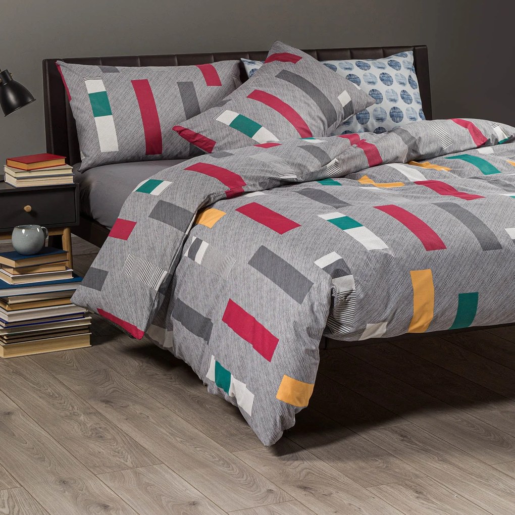 Completo Copripiumino in Cotone Denim Singolo New Generation