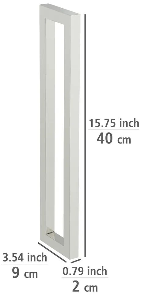 Porta asciugamani a parete in acciaio inox Reitani - Wenko