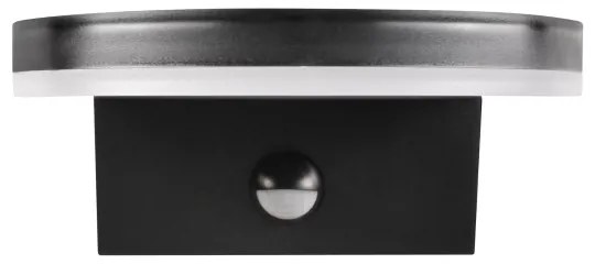 LED Applique da esterno con sensore TESA LED/10W/230V IP54 nero