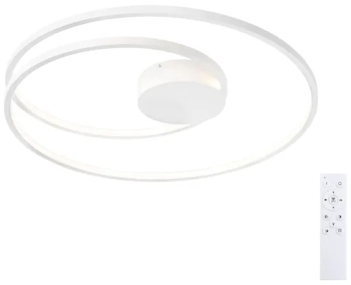 Brilagi- Lampada da soffitto LED dimmerabile TWISTER LED/75W/230V Ø 70 cm bianco + telecomando