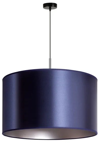 Duolla - Lampadario a sospensione con filo CANNES 1xE27/15W/230V diametro 50 cm blu/argento