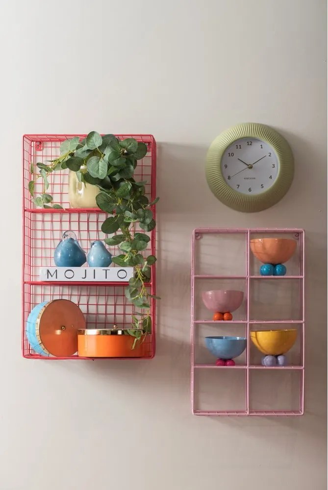 Scatola decorativa blu in metallo ø 16x6 cm Double Funky – PT LIVING