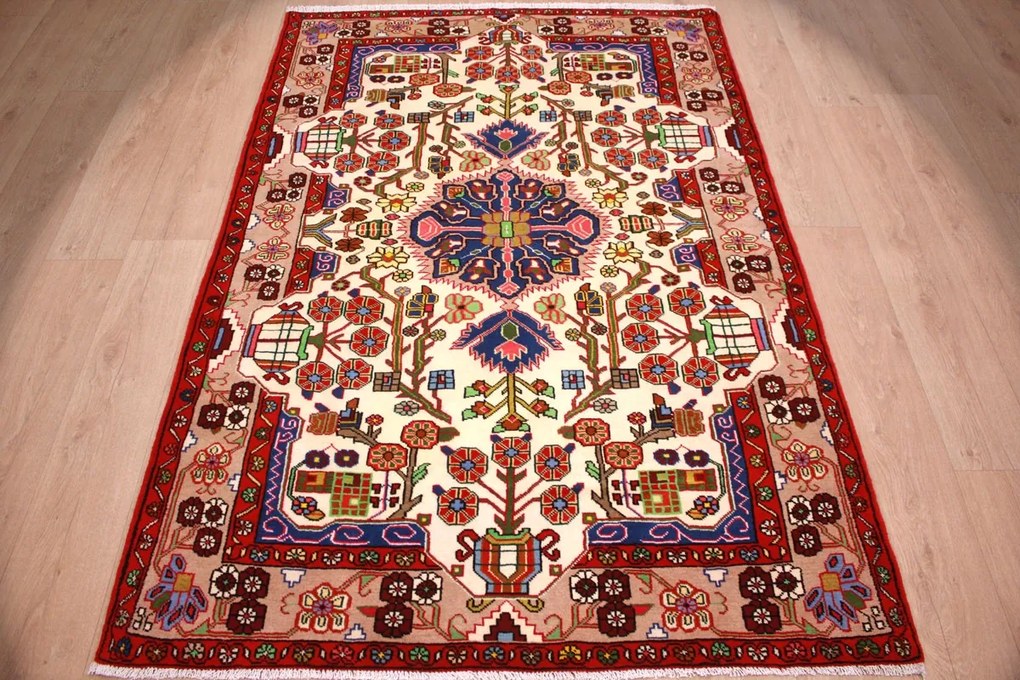Hamedan Tappeto 220 x 140 (Iran) Annodato A Mano
