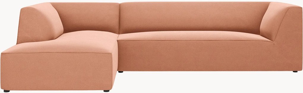 Divano angolare componibile 4 posti in velluto Ruby