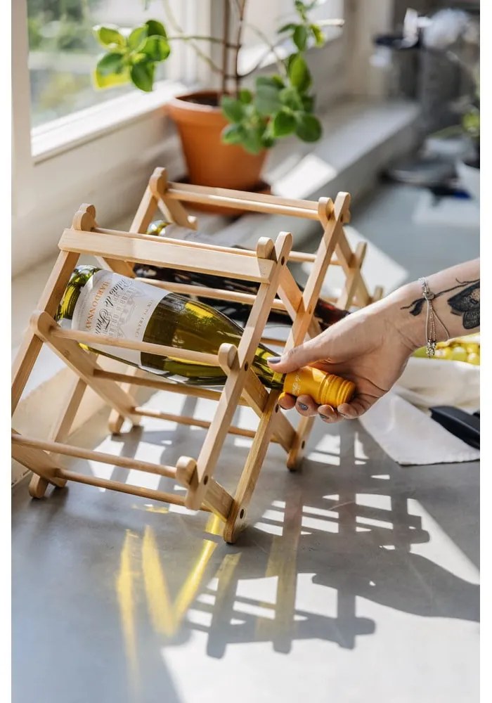 Portabottiglie in bambù - Bonami Essentials