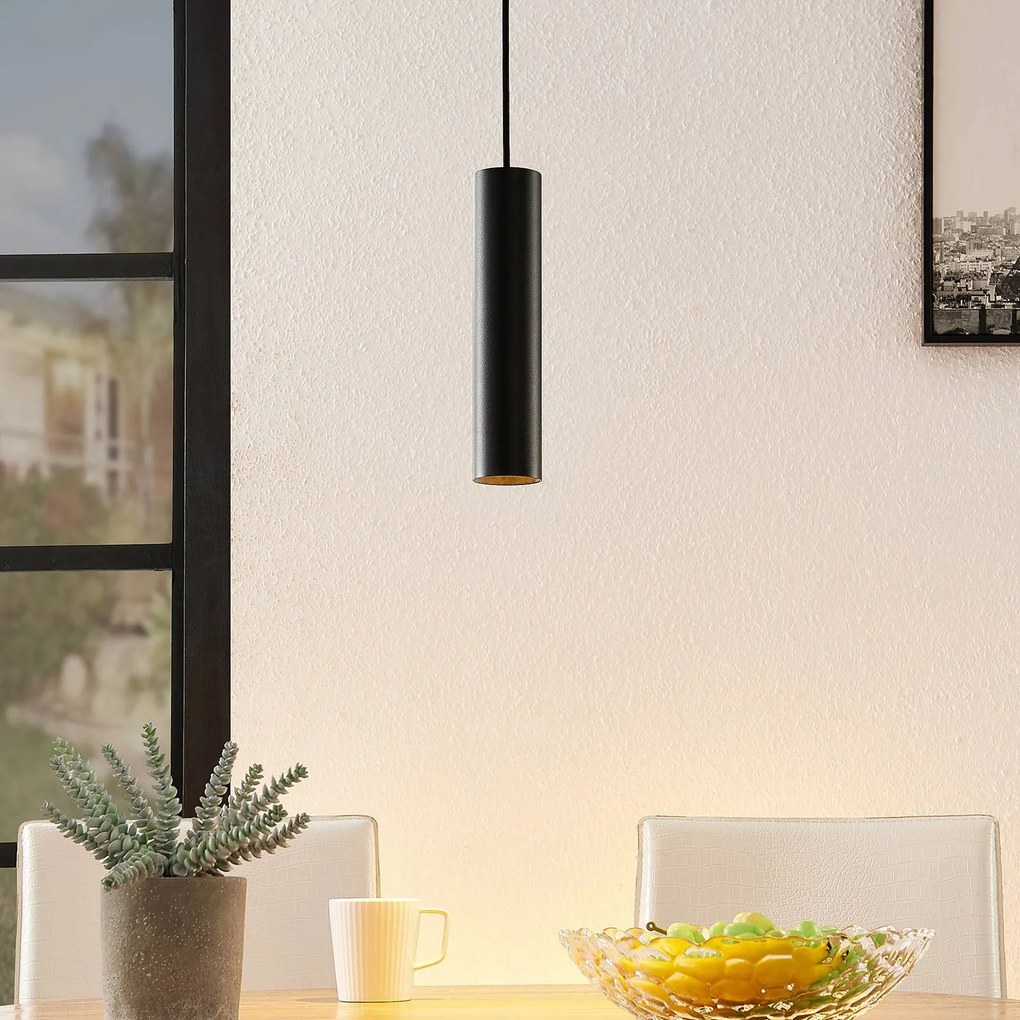 Lampada a sospensione Arcchio Ejona, altezza 27 cm, nero, alluminio