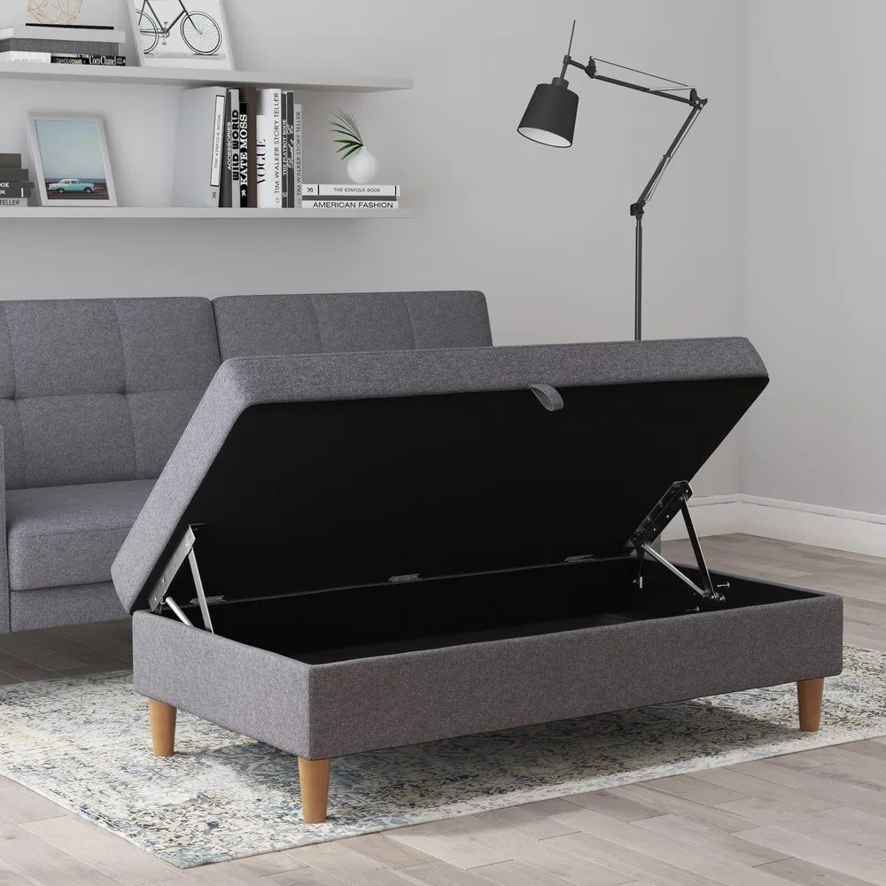 Poggiapiedi grigio Lilly - Støraa