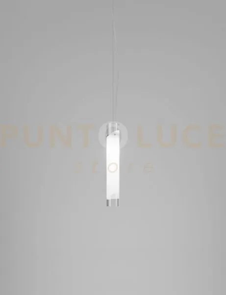 Lio sospensione cristallo bianco nickel satinato l32cc led 3000k 12...