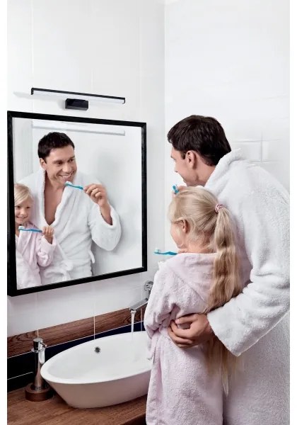 Kanlux 34930 - Illuminazione a LED per specchi da bagno ASTIM LED / 8W / 230V IP44 nero