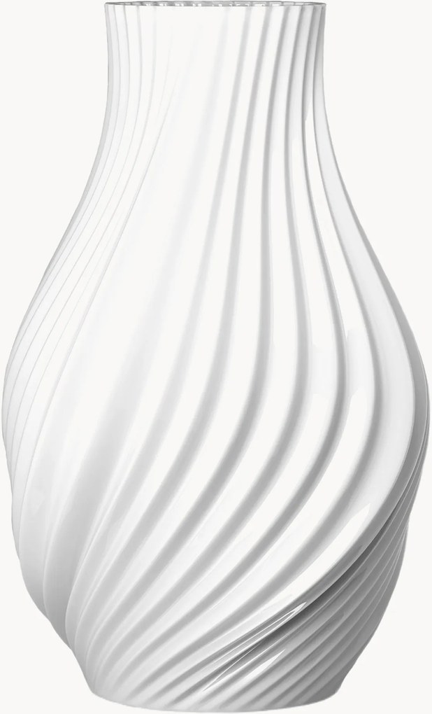 Vaso in porcellana Twist, alt. 18 cm