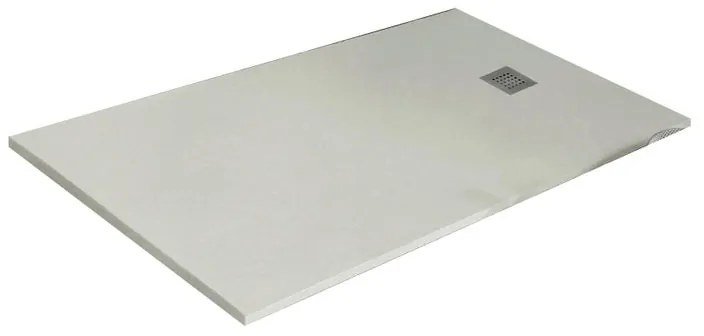 Piatto doccia in resina Strato L 180 x L 80 cm bianco