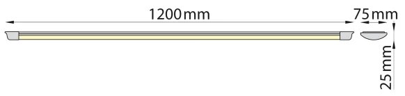 Brilagi - LED Lampada fluorescente AVERO LED/32W/230V 120 cm