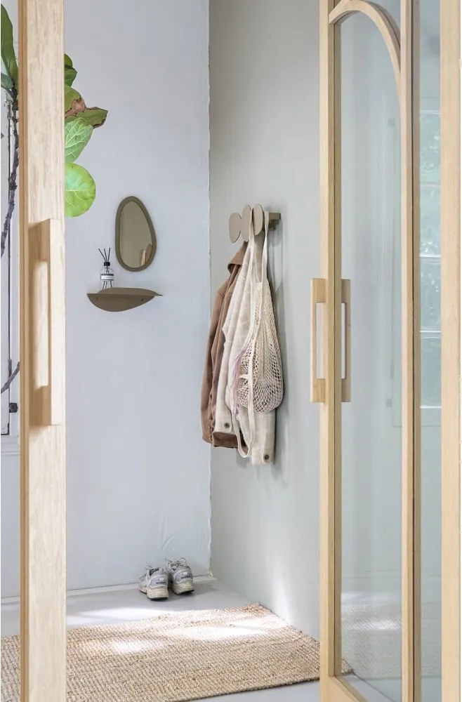 Attaccapanni da parete beige in metallo 35 cm Tumulo – Spinder Design