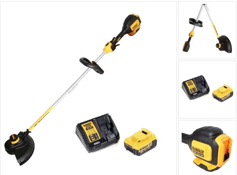 Dcm 561 pbs Tagliabordi a batteria 18 v Brushless + 1x batteria 4,0 Ah + caricabatterie - Dewalt