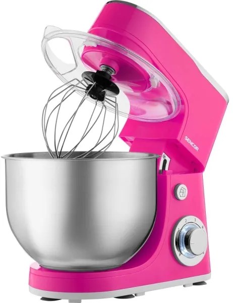 Sencor - Robot da cucina con ciotola in acciaio inox 1300W/230V rosa