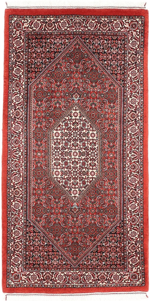 Bidjar Tappeto 140x70 (Iran) Annodato A Mano