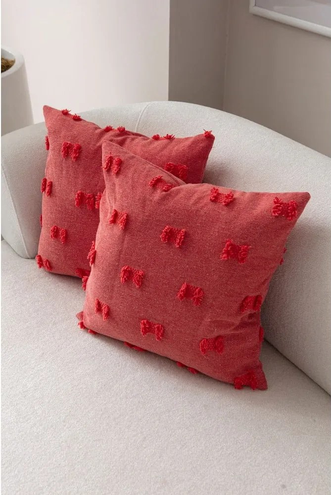 Federe decorative in set 2 pz 43x43 cm Tuffet – Mioli Decor