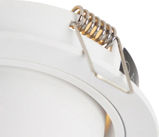 Faretto da incasso smart bianco inclinabile con WiFi GU10 - Installa