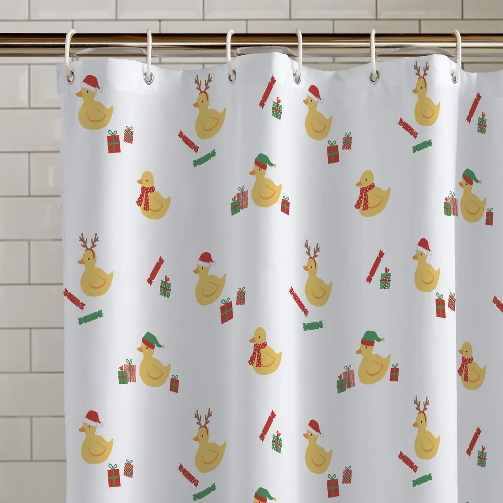 Tenda per doccia 180x180 cm Christmas Quacker – Catherine Lansfield