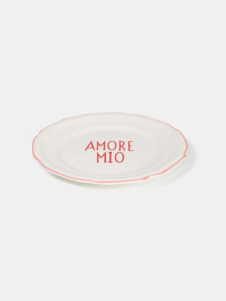 Sinsay - Piatto con scritta Amore Mio - rosso