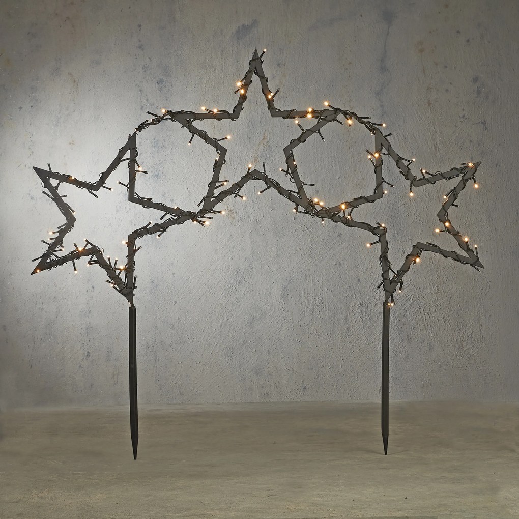 Lampada da Giardino a Forma di Stella con LED e Timer 8 Modalità - Rudolph