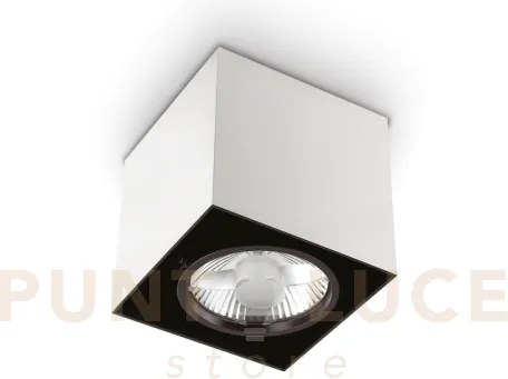 Mood faretto 1 luce attacco gu10 bianco 15x15cm lampadina inclusa o...