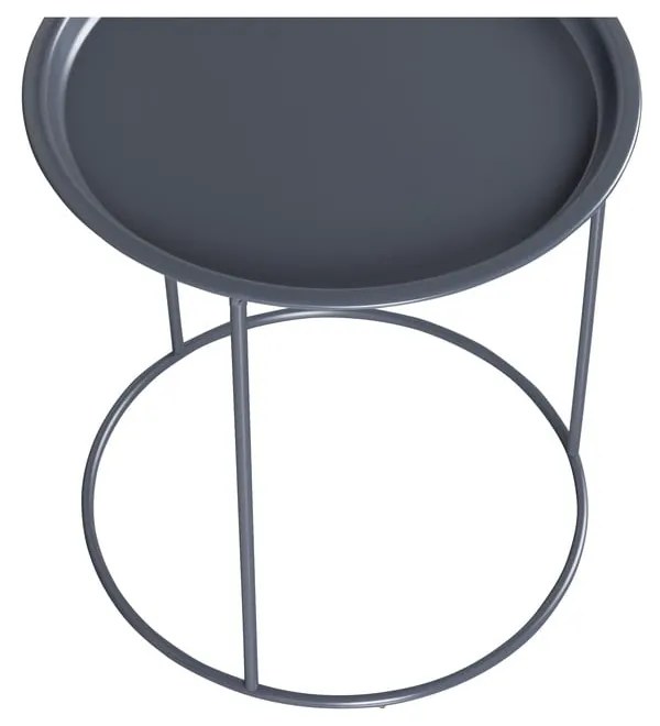 Tavolino grigio chiaro , ø 40 cm Ivar - WOOOD