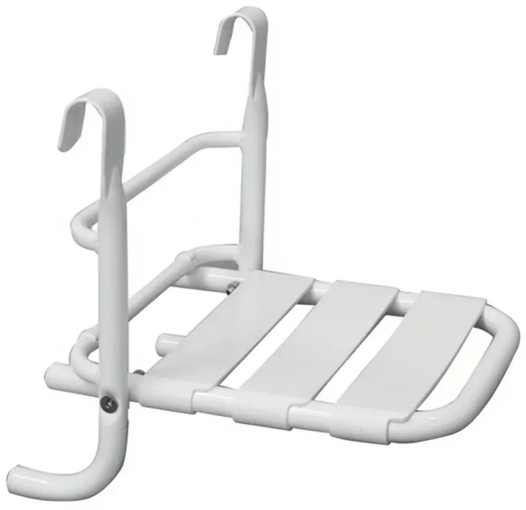 Sedile ribaltabile da appendere al maniglione per disabili bianco