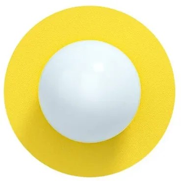 Candy Big Circle 360 L Applique da Parete Sunshine Yellow - Swedish Ninja