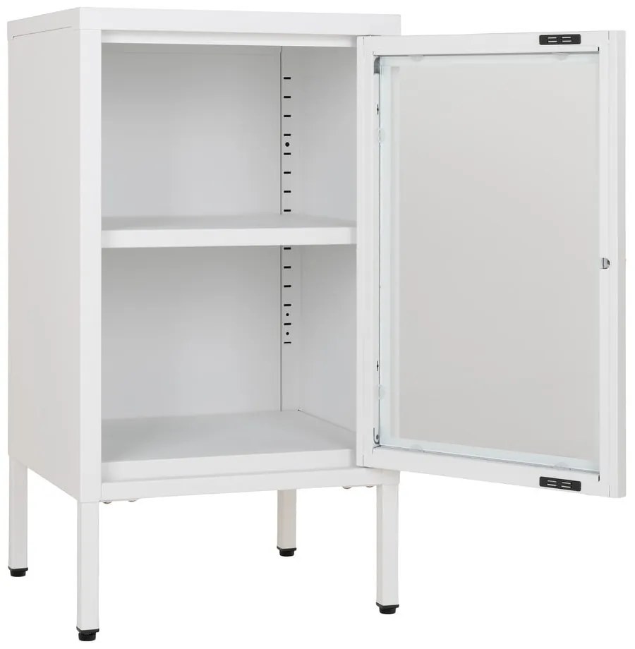 Vetrina in metallo bianco 38x70 cm Dalby - House Nordic