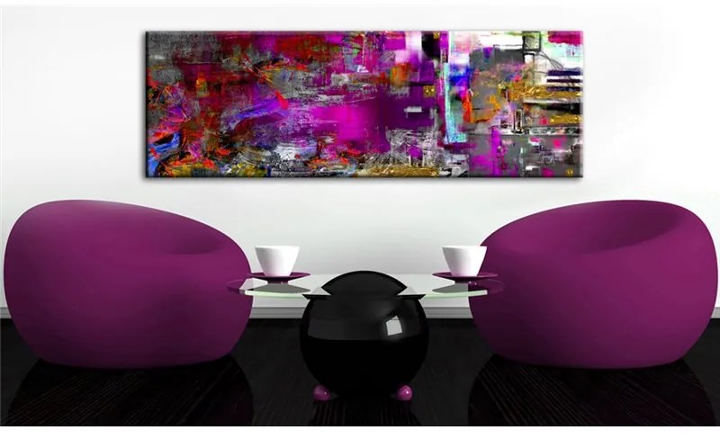 Quadro Purple Orangery  Colore colorful, Dimensioni e Misure 120x40