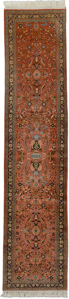 Sarouk Tappeto persiano 90 x 400 Marrone (Iran) Annodato A Mano
