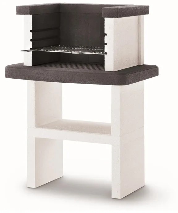 Barbecue fisso in calcestruzzo a carbonella EASY GARDEN BY PALAZZETTI BELAIR 2 L 80 x H 116 x P 59 cm