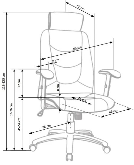 Sedia da ufficio ORVI nera