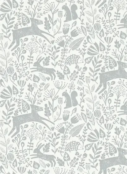 Scion Carta da parati Kelda - Pewter