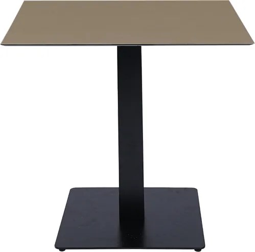 Tavolo bar pub ristorante piano HPL Tortora per esterno 80x80 cm H 74