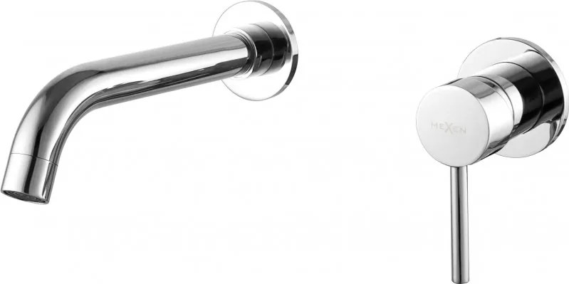 Mexen Alma miscelatore lavandino sottotraccia, cromato - 75015-00