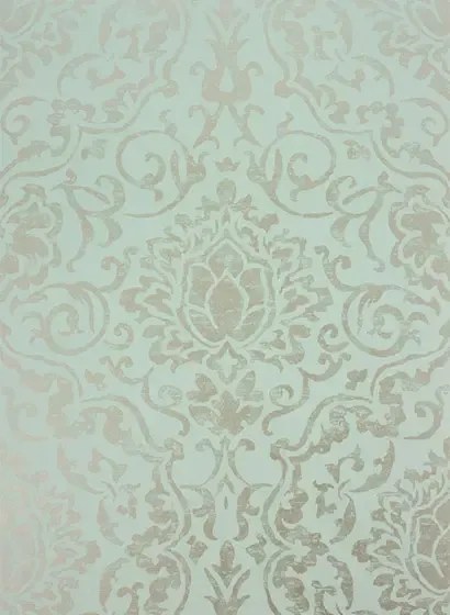 Tapete Belem von Osborne & Little - Aqua/ Ivory