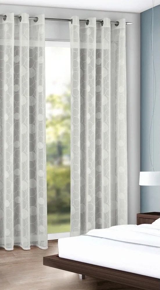 Tenda sottile bianca 135x245 cm Circles – Sehlbach