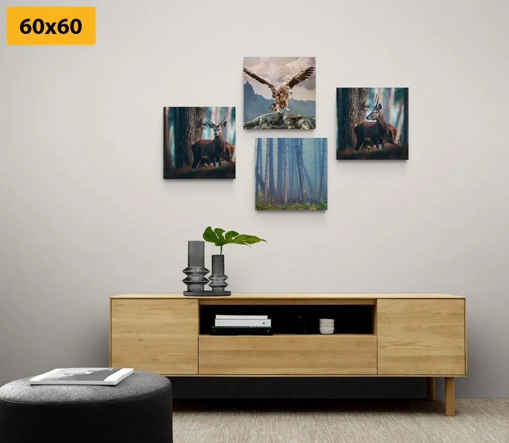 Set di quadri – Angolo del bosco