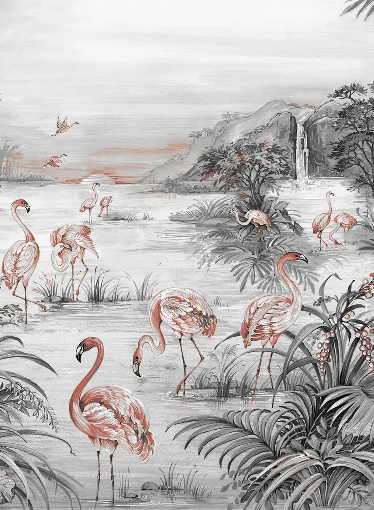 Coordonne Carta da parati panoramica Roseus - Chia Seed