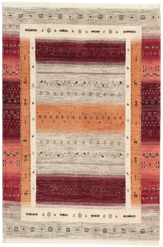 Rizbaft Tappeto 130 x 190 (Iran) Annodato A Mano