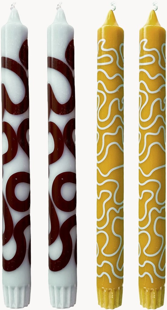 Set di 4 candele da tavolo New Ones