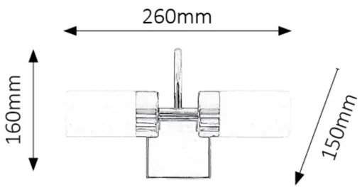 Rabalux 5714 - Applique a LED da bagno BETTY 2xLED/4W/230V cromo lucido